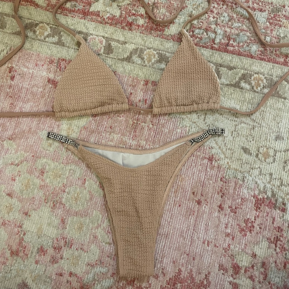 Unbranded tan two piece bikini